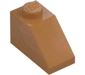 LEGO Medium Dark Flesh Slope 1 x 2 (45°) (3040 / 6270)