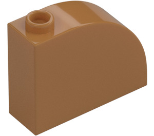 LEGO Carne oscura medio Con pendiente 1 x 3 x 2 Curvo (33243)