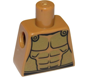 LEGO Mittleres dunkles Fleisch Spartan Warrior Torso ohne Arme (973)