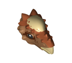 LEGO Medium Dark Flesh Stygimoloch Head (38434)