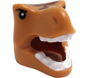 LEGO Mittleres dunkles Fleisch T-Rex Costume Kopfbedeckung (101018)
