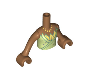 LEGO Medium Dark Flesh Tiana Friends Torso (35677 / 92456)