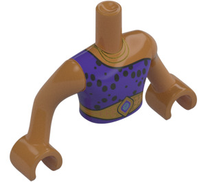 LEGO Mittleres dunkles Fleisch Ursula Friends Torso (73441 / 92815)