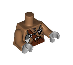 LEGO Medium Dark Flesh Wiley Fusebot Minifig Torso (973 / 88585)