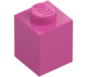 LEGO Medium Dark Pink Brick 1 x 1 (3005 / 30071)