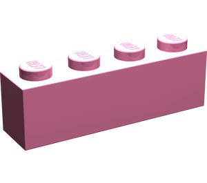 LEGO Mittleres dunkles Rosa Backstein 1 x 4 (3010 / 6146)