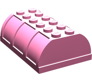 LEGO Rose moyen foncé Chest Couvercle 4 x 6 (4238 / 33341)