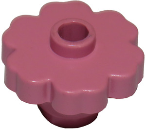 LEGO Rose moyen foncé Fleur 2 x 2 avec goujon ouvert (4728 / 30657)