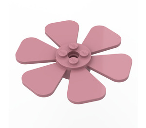 LEGO Mittleres dunkles Rosa Blume/Propeller Ø61,84 (30078)