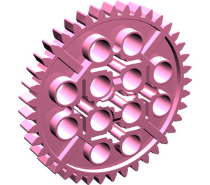 LEGO Mittleres dunkles Rosa Ausrüstung mit 40 Zähne (3649 / 34432)