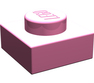 LEGO Medium Dark Pink Plate 1 x 1 (3024 / 30008)