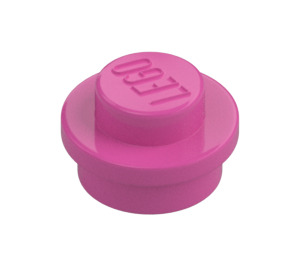 LEGO Medium donkerroze Plaat 1 x 1 Rond (6141 / 30057)