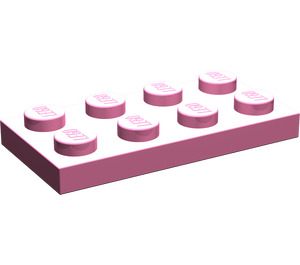 LEGO Medium Dark Pink Plate 2 x 4 (3020)