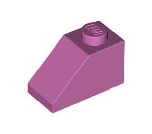 LEGO Medium Dark Pink Slope 1 x 2 (45°) (3040 / 6270)