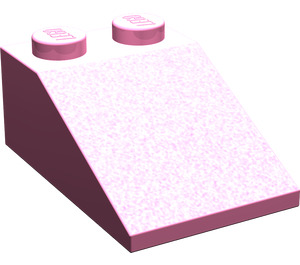 LEGO Medium Dark Pink Slope 2 x 3 (25°) with Rough Surface (3298)