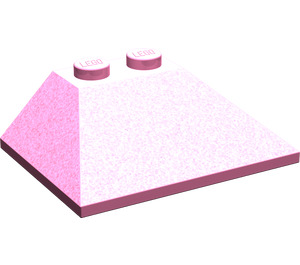 LEGO Mittleres dunkles Rosa Steigung 3 x 4 Doppelt (45° / 25°) (4861)
