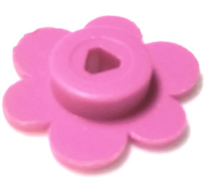 LEGO Mittleres dunkles Rosa Klein Blume (3742)