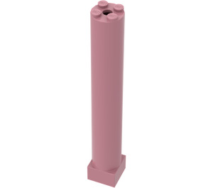 LEGO Mittleres dunkles Rosa Support 2 x 2 x 11 Fest Pillar Basis (6168 / 75347)