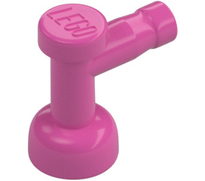 LEGO Medium Dark Pink Tap 1 x 1 with Hole in End (4599)