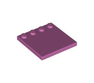 LEGO Medium Dark Pink Tile 4 x 4 with Studs on Edge (6179)