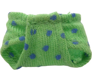 LEGO Verde medio Bebé NAppy Dusty con Azul Dots (22816)