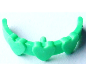 LEGO Medium Green Belville Headband with Heart Decoration