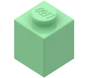 LEGO Mittelgrün Backstein 1 x 1 (3005 / 30071)