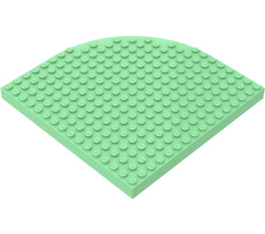 LEGO Vert moyen Brique 16 x 16 Rond Coin (33230)