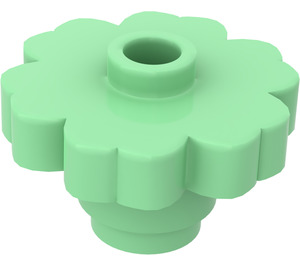 LEGO Mittelgrün Blume 2 x 2 mit offenem Bolzen (4728 / 30657)