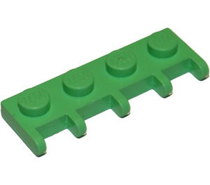 LEGO Středně zelená Závěs Deska 1 x 4 s Auto Střecha Držák (4315)