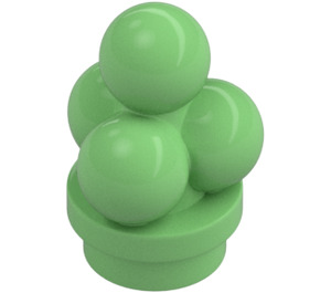 LEGO Medium Green Ice Cream Scoops (1887 / 6254)