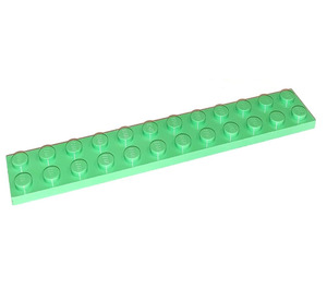 LEGO Medium Green Plate 2 x 12 (2445)