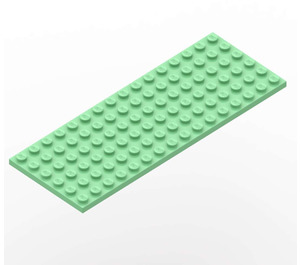 LEGO Mittelgrün Platte 6 x 16 (3027)