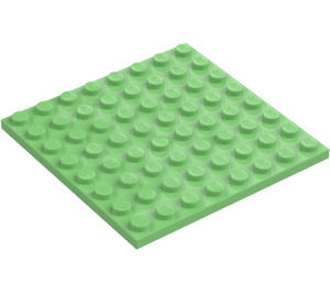 LEGO Keskivaalea vihreä Levy 8 x 8 (41539 / 42534)