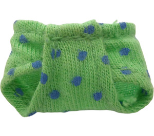 LEGO Medium Green Scala Clothing Baby Pants with Blue Dots