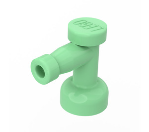 LEGO Medium Green Tap 1 x 1 with Hole in End (4599)