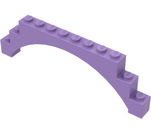 LEGO Lavande moyenne Arche
 1 x 12 x 3 avec arc surélevé (14707)