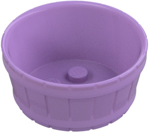 LEGO Medium lavendel Vat 4.5 x 4.5 met asgat (64951)