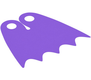 LEGO Medium Lavender Batman Cape with 5 Points and Normal Fabric (21845 / 56630)