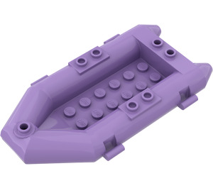 LEGO Lavande moyenne Boat Inflatable 12 x 6 x 1.33 (75977)