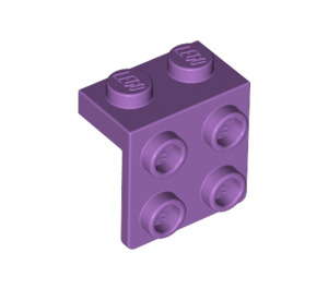 LEGO Lavande moyenne Support 1 x 2 avec 2 x 2 (21712 / 44728)