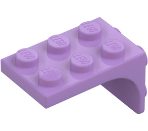 LEGO Lavanda medio Soporte 3 x 2 con Placa 2 x 2 Downwards (69906)