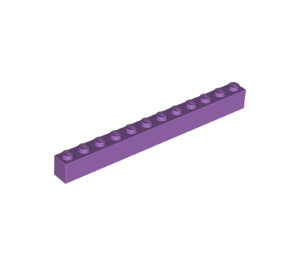 LEGO Lavande moyenne Brique 1 x 12 (6112)