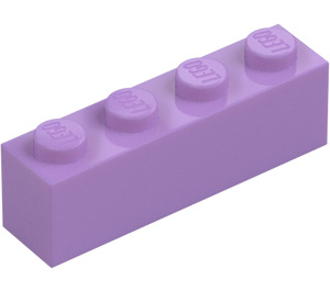 LEGO Medium Lavender Brick 1 x 4 (3010 / 6146)