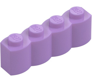 LEGO Medium Lavendel Kloss 1 x 4 Log (30137)