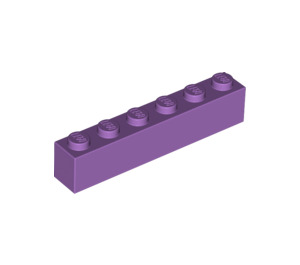 LEGO Lavande moyenne Brique 1 x 6 (3009)