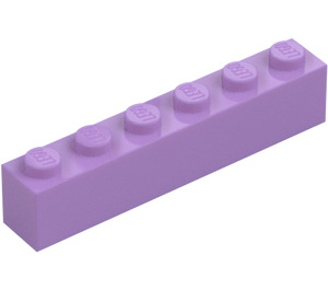 LEGO Medium Lavendel Kloss 1 x 6 (3009 / 30611)