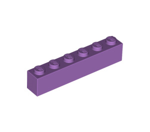 LEGO Medium Lavender Brick 1 x 6 (3009 / 30611)