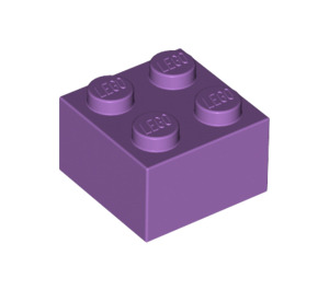 LEGO Lavande moyenne Brique 2 x 2 (3003 / 6223)
