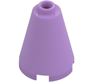 LEGO Medium Lavender Cone 2 x 2 x 2 (Open Stud) (3942 / 14918)